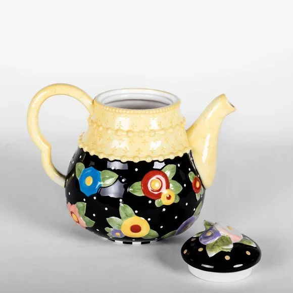 Set of 5 Mary Engelbreit Collectible Tea Pots - Picture 9 of 15